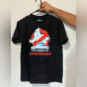 Ghostbusters Men’s S T-Shirt Classic No Ghosts and Ectomobile